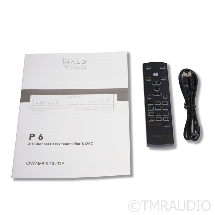 Parasound Halo P6 2.1 Channel Preamplifier; MM / MC Phono