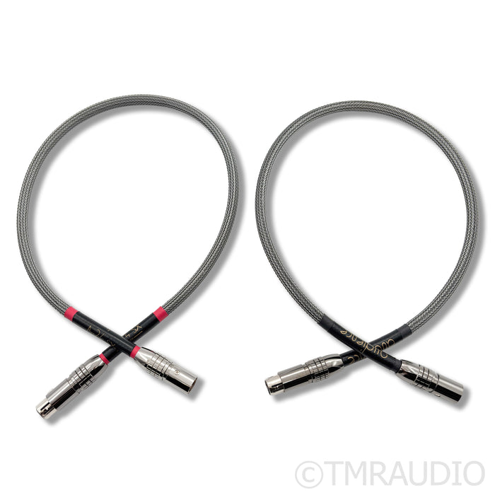 Audience Au24 SX XLR Cables; 0.75m Pair Balanced Interconnects