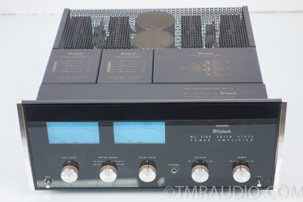 McIntosh MC-2105 Vintage Stereo Power Amplifier in Factory Box