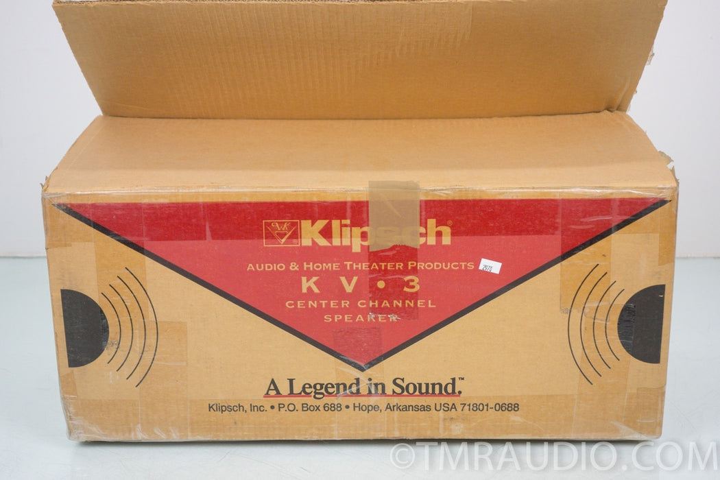 Klipsch KV3 Center Channel Speaker in Factory Box