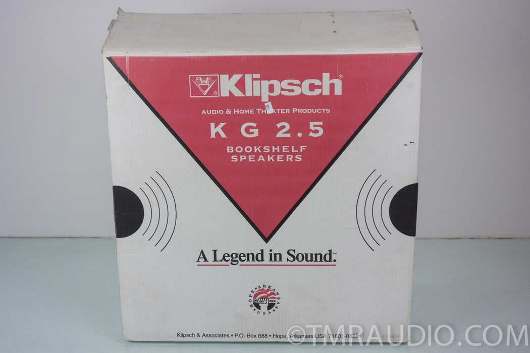 Klipsch KG-2.5 Bookshelf Speakers in Factory Box