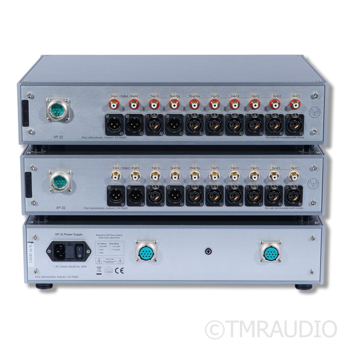 Pass Labs XP32 Three-Chassis Dual-Mono Preamplifier