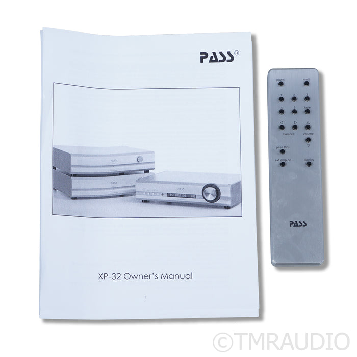 Pass Labs XP32 Three-Chassis Dual-Mono Preamplifier