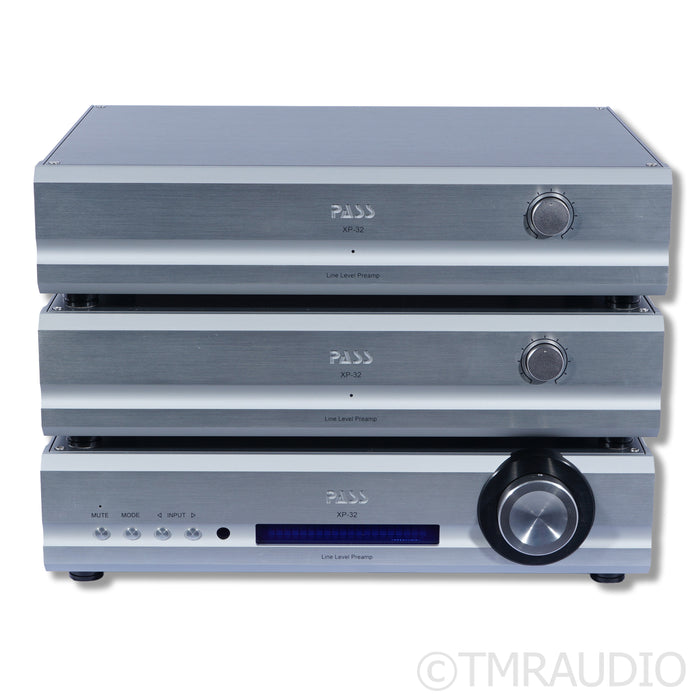 Pass Labs XP32 Three-Chassis Dual-Mono Preamplifier