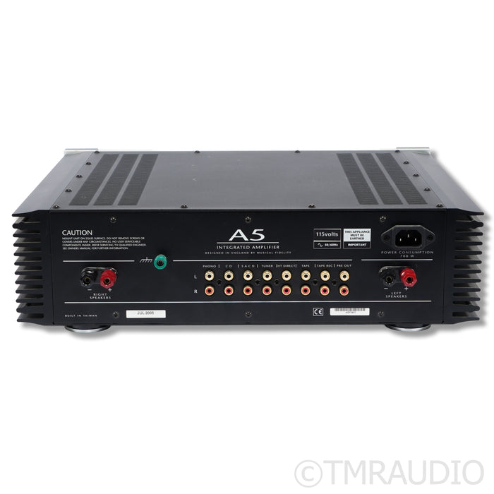 Musical Fidelity A5 Stereo Integrated Amplifier; MM Phono