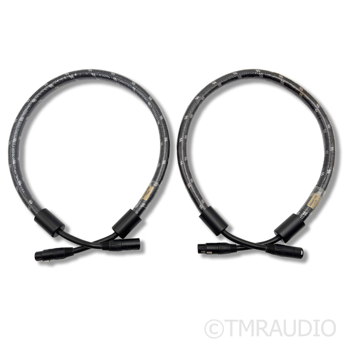 Straight Wire Crescendo 3 XLR Cables; 1m Pair Balanced Interconnects
