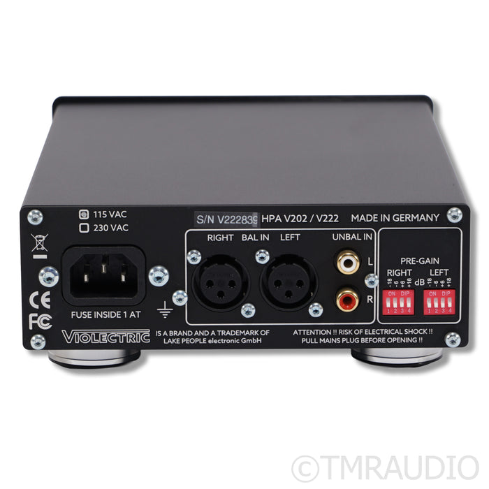 Violectric HPA V222 Headphone Amplifier; Black