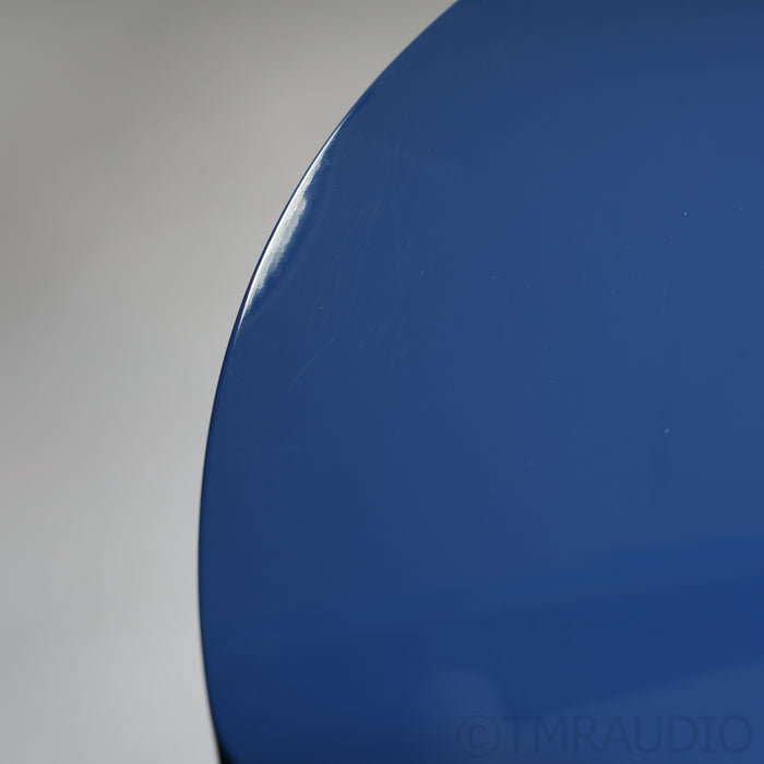 Philharmonic Audio Ceramic Mini Bookshelf Speakers; High Gloss Blue Pair