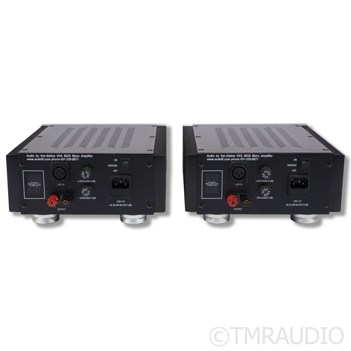 Van Alstine DVA M225 Monoblock Power Amplifiers; Pair