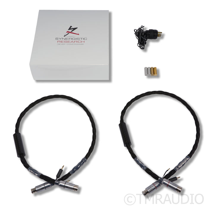 Synergistic Research Atmosphere Euphoria SX XLR Cables; 1m Pair Interconnects