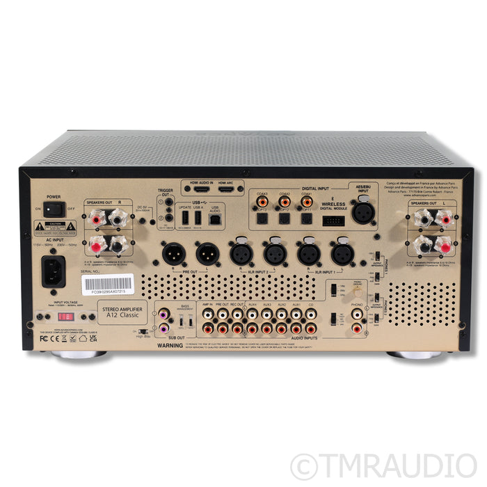 Advance Paris A12 Integrated Amplifier; MM & MC Phono