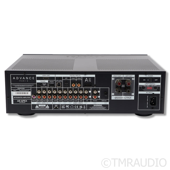 Advance Paris A8 APEX Stereo Tube Hybrid Integrated Amplifier; MM Phono