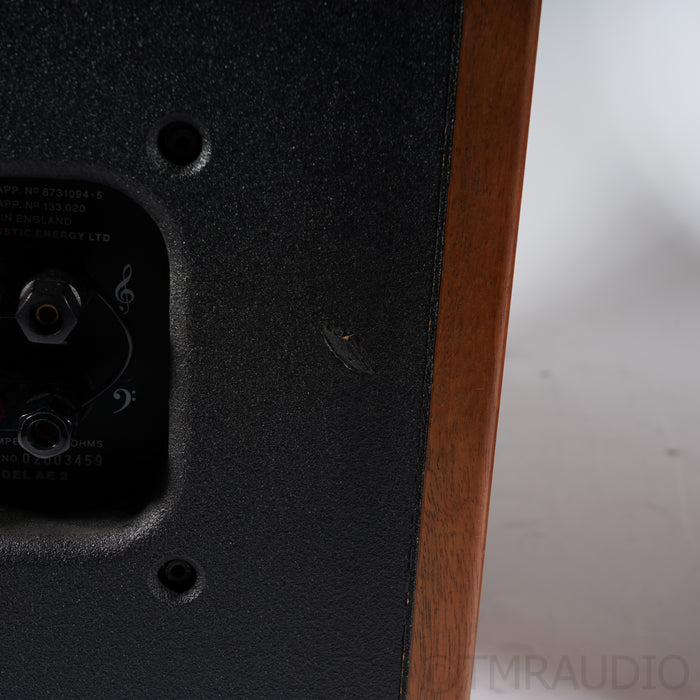 Acoustic Energy AE2 Bookshelf Speakers; Rosewood Pair