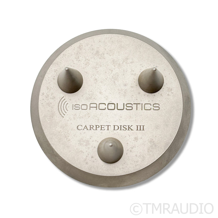 IsoAcoustics Gaia III Isolation Footers w/ Carpet Disks