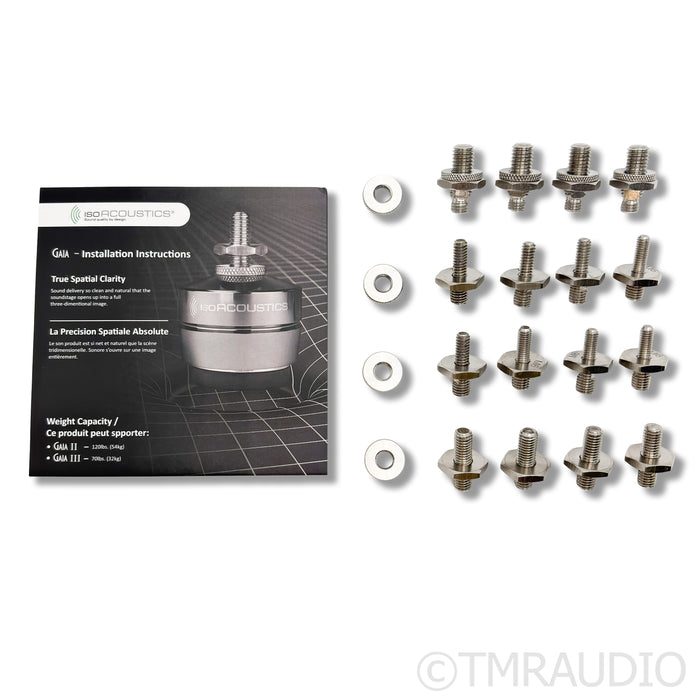 IsoAcoustics Gaia III Isolation Footers w/ Carpet Disks