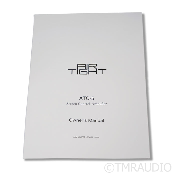 Air Tight ATC-5 Stereo Tube Preamplifier; MM Phono