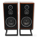 KLH Model Five Bookshelf Speakers; Walnut Pair with Stands