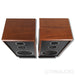 KLH Model Five Bookshelf Speakers; Walnut Pair with Stands