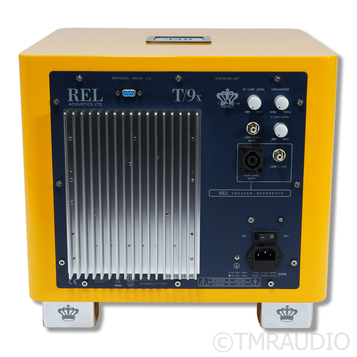 REL Acoustics T/9x SE 10" Powered Subwoofer; Le Mon Yellow (Open Box)
