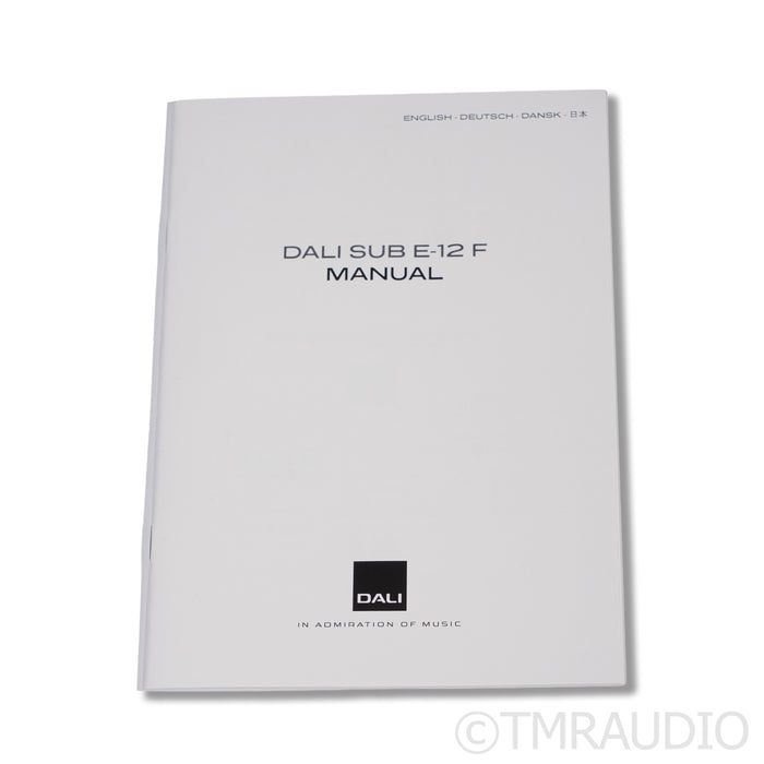 DALI Sub E-12 F 12" Powered Subwoofer; Black (Open Box)