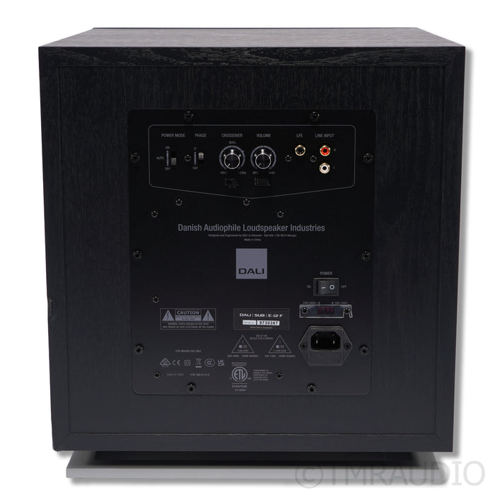 DALI Sub E-12 F 12" Powered Subwoofer; Black (Open Box)