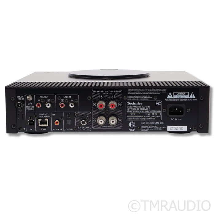 Technics SA-C600 All-In-One Integrated w/Network Streamer and CD Player