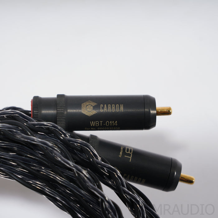 Kimber Kable Carbon RCA Cables; WBT Connectors; 3m Pair (Open Box)