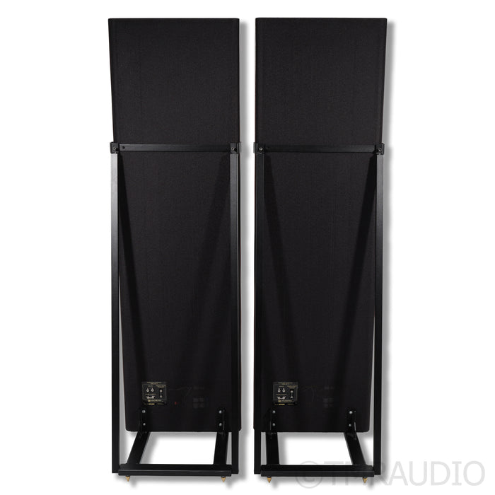 Magnepan MG 1.7i Planar Magnetic Floorstanding Speakers; Black w/ Dark Cherry Pair