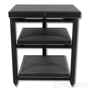 Critical Mass Systems PXK 3-Shelf Audio Rack; Black Platinum Shelf Upgrade