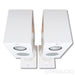 KEF R3 Meta Bookshelf Speakers; Gloss White Pair with Stands