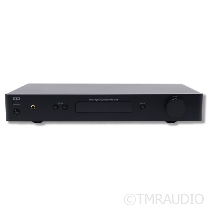 NAD C 328 Stereo Integrated Amplifier/ DAC; D/A Converter; MM Phono (Open Box)