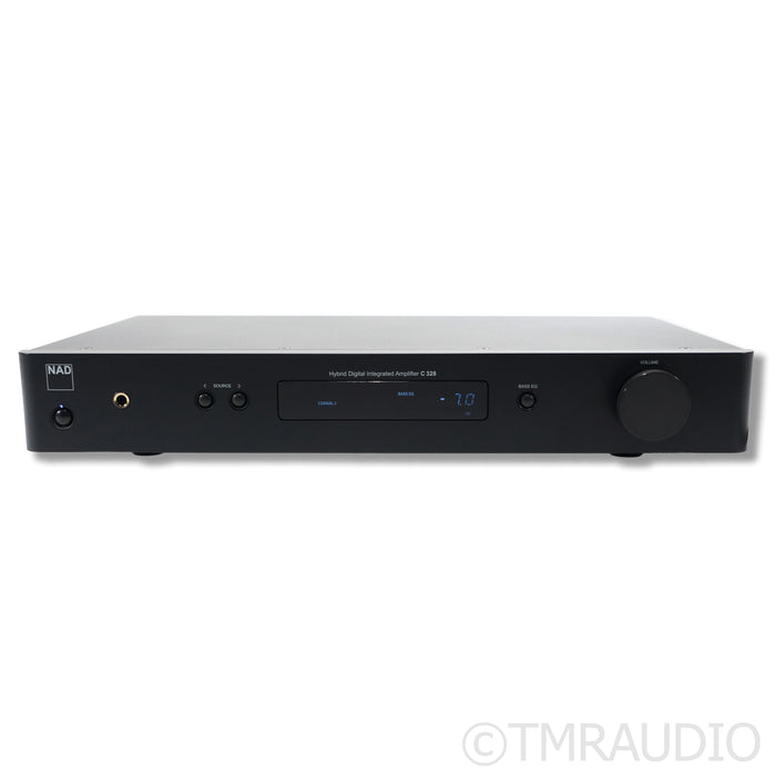 NAD C 328 Stereo Integrated Amplifier/ DAC; D/A Converter; MM Phono (Open Box)