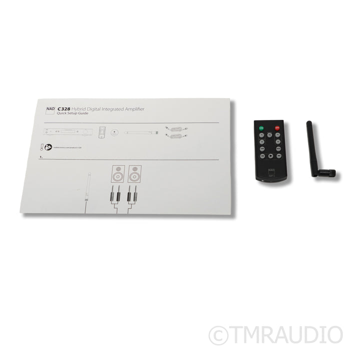 NAD C 328 Stereo Integrated Amplifier/ DAC; D/A Converter; MM Phono (Open Box)