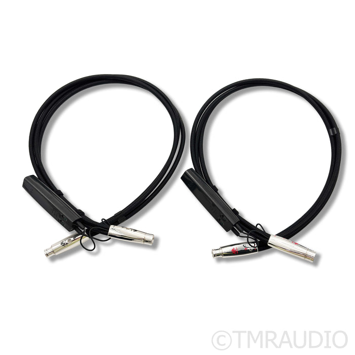 AudioQuest Dragon XLR Cables; 1m Pair Balanced Interconnects