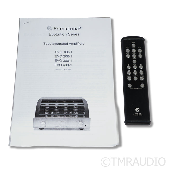 PrimaLuna Evo 300 Tube Stereo Integrated Amplifier; Black