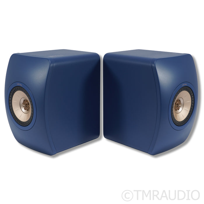 KEF LS50 Meta Bookshelf Speakers; Royal Blue Pair