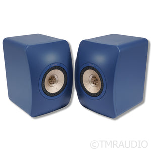 KEF LS50 Meta Bookshelf Speakers; Royal Blue Pair