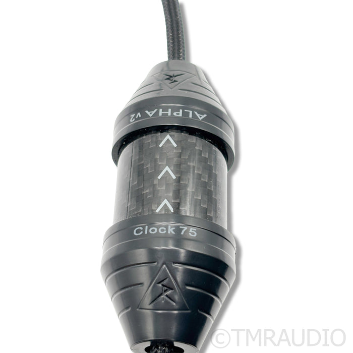 Shunyata Research Alpha v2 Clock-75 Clock Cable; 1.5m Single Digital Interconne