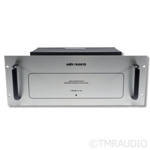 Audio Research D40 Stereo Tube Power Amplifier; Silver