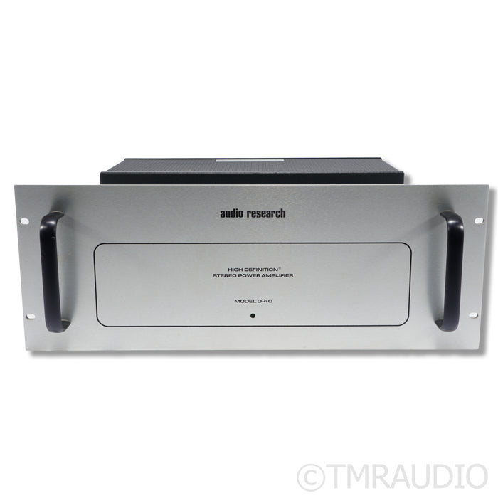 Audio Research D40 Tube Power Amplifier