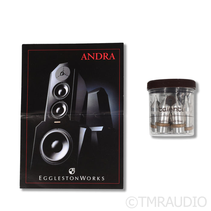 Egglestonworks Andra Floorstanding Speakers; Black Pair