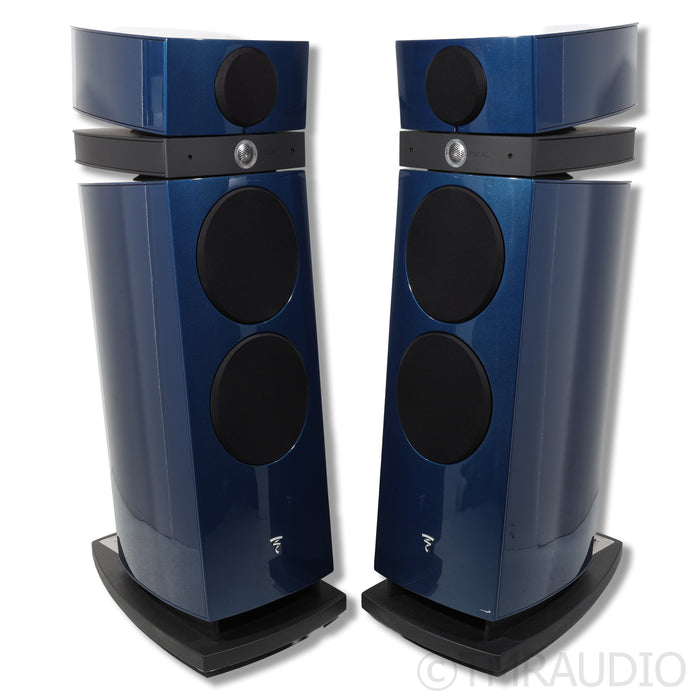 Focal Maestro Utopia EVO Floorstanding Speakers; Metallic Blue Pair
