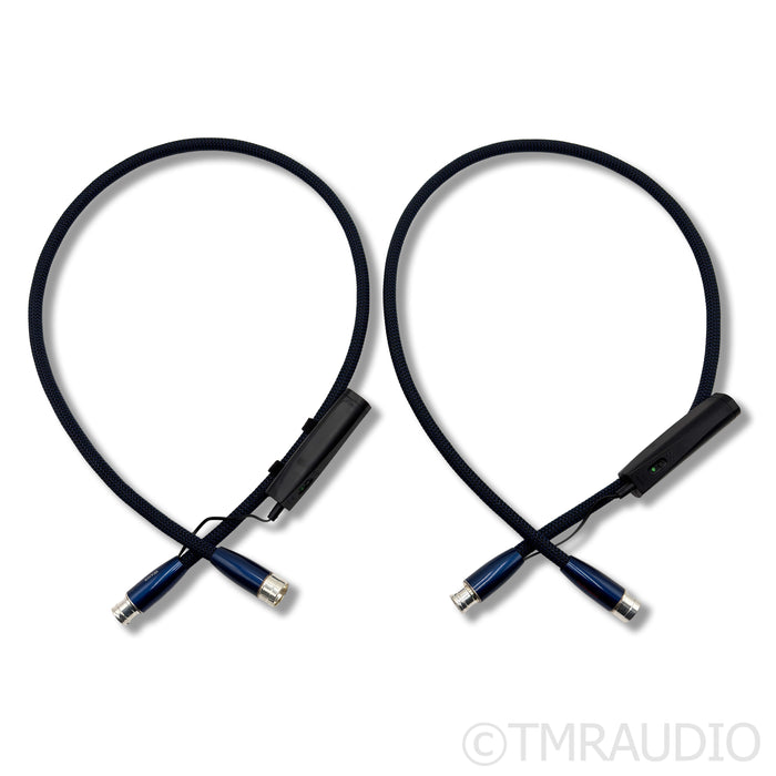 AudioQuest Water XLR Cables; 1m Pair Balanced Interconnects