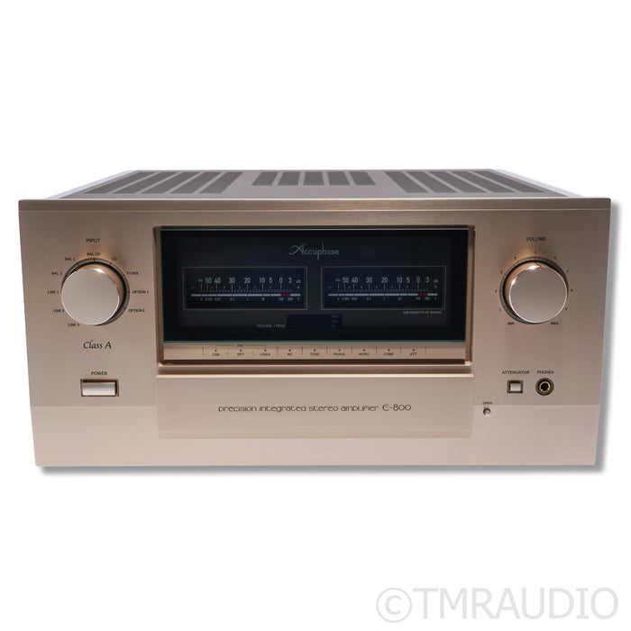 Accuphase E-800 Integrated Amplifier; DAC-60; MC / MM Phono (As Is - Door Ajar)