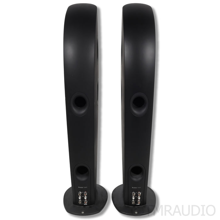 KEF Blade Two (Non Meta) Floorstanding Speakers; Black Pair