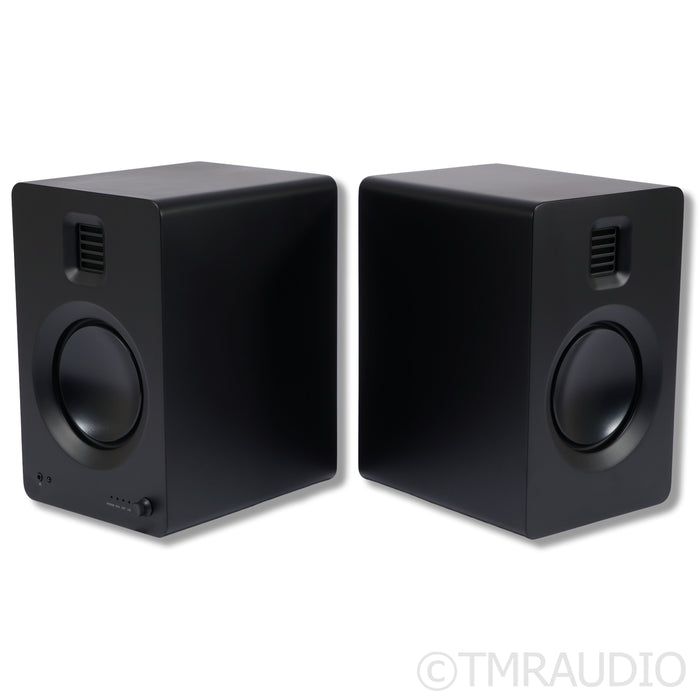 Kanto Tuk Powered Bookshelf Speakers; Black Pair