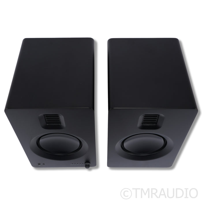 Kanto Tuk Powered Bookshelf Speakers; Black Pair