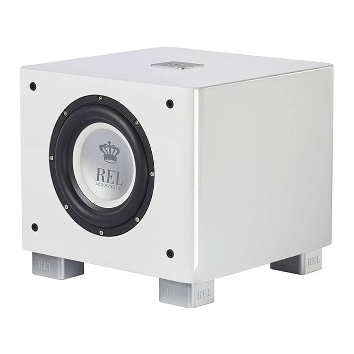 REL Acoustics T/7x 8" Powered Subwoofer; High Gloss White (Open Box)