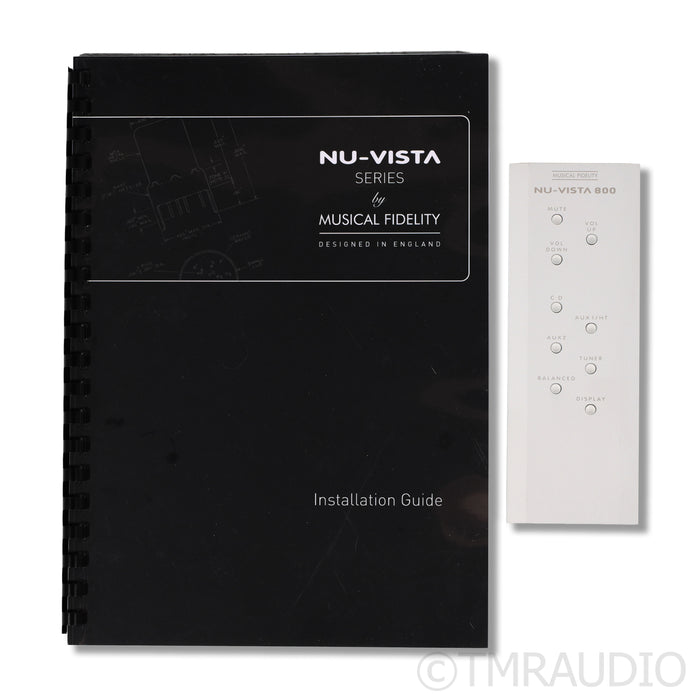 Musical Fidelity Nu-Vista 800 Integrated Amplifier