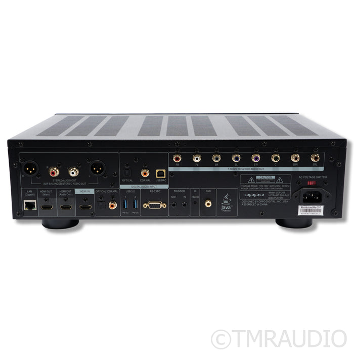 Oppo UDP-205 4K UltraHD Blu-Ray/CD/SACD Player/DAC; D/A Converter